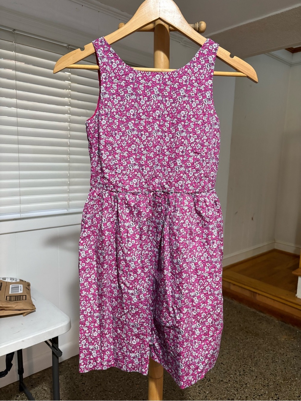 Polo Ralph Lauren Sleeveless Floral A-
Line Pink Summer Girl's Size 10 Dress
